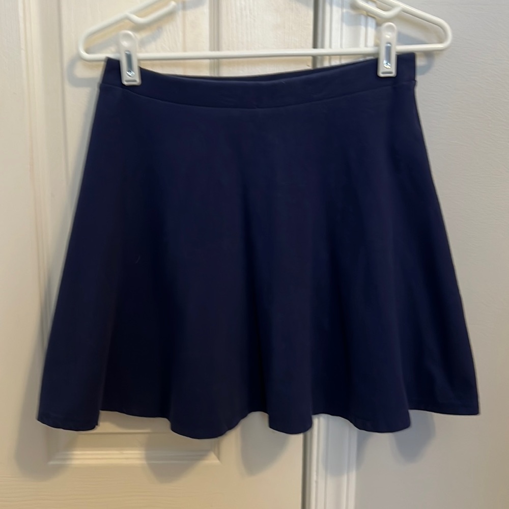 forever 21 navy blue skirt